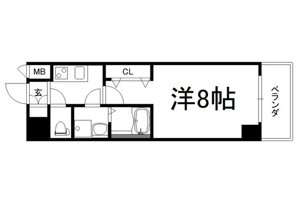 レジデンス神戸ヴェルノの物件間取画像